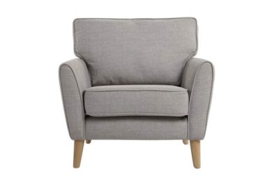 Heart of House Azure Fabric Chair - Light Grey